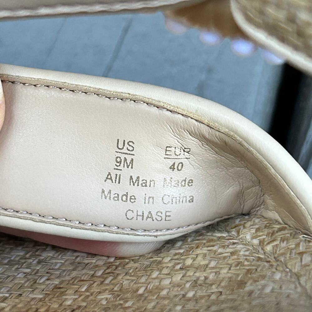 Sam Edelman Chase Platform Sandals Espadrille Raffia Buckle 2.5" heel 9 - Picture 7 of 8